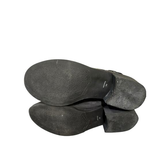 Matisse Homestead Black Leather Quilted Biker Moto Boots Womens 10 - Picture 8 of 8